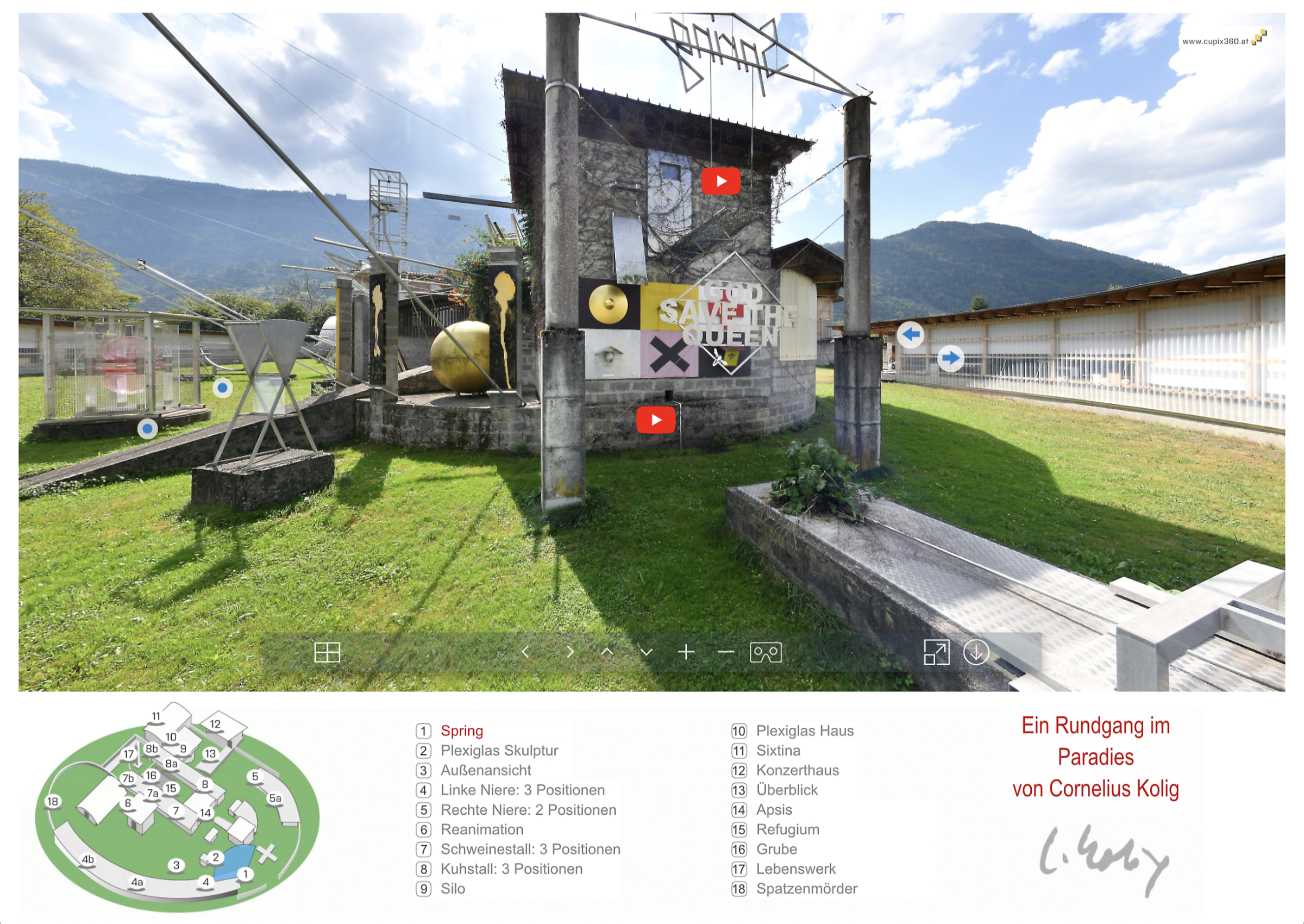 360° Virtuelle Tour Banner Fabrik, Panoramafotografie Österreich